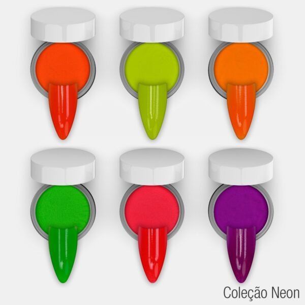 Coleção Neon JC Beauty Concepts 6 cores