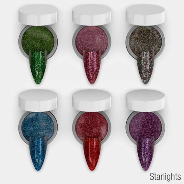 Coleção Starlights JC Beauty Concepts 6 cores