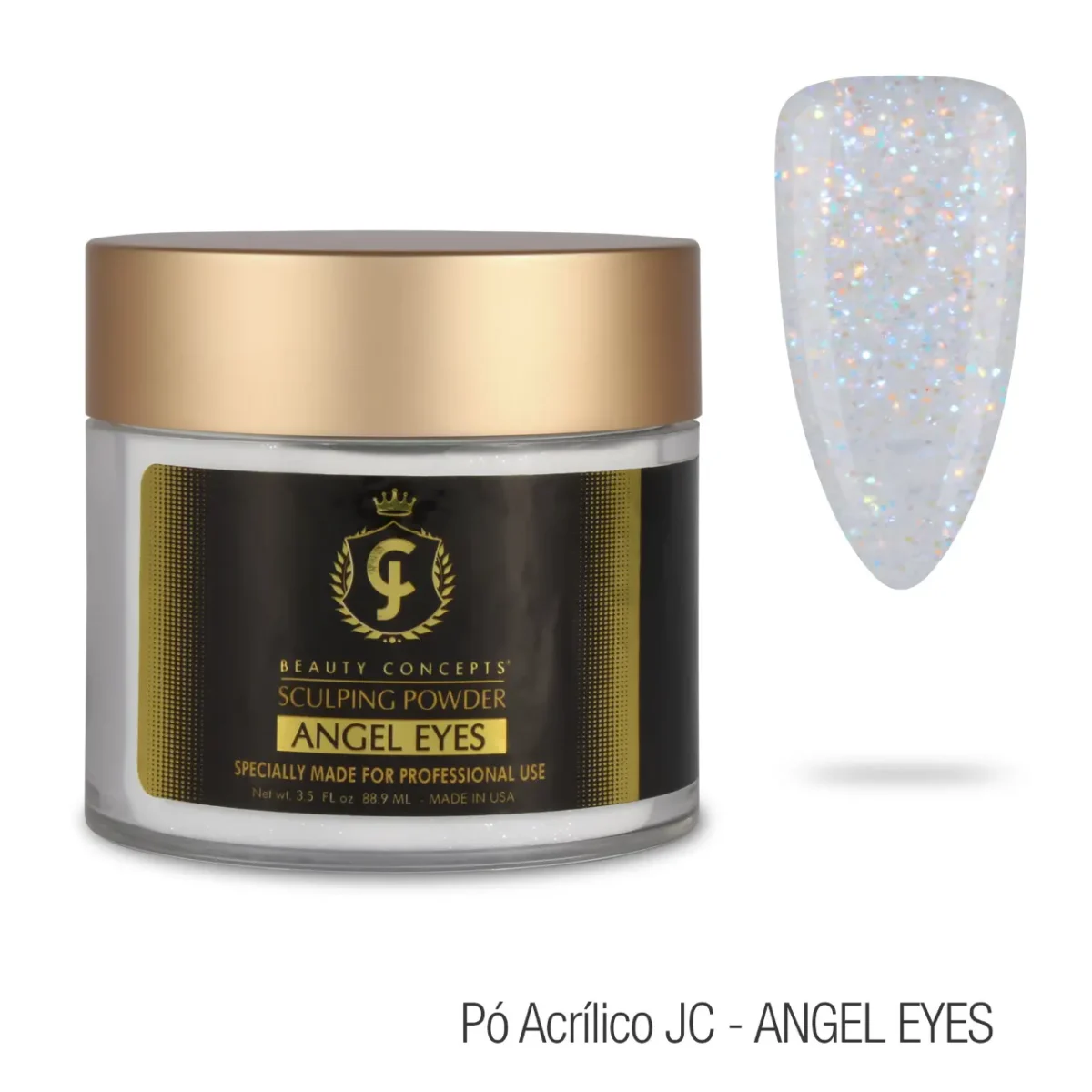 Pó Acrílico Angel Eyes JC Beauty Concepts - 100g - Imagem 1