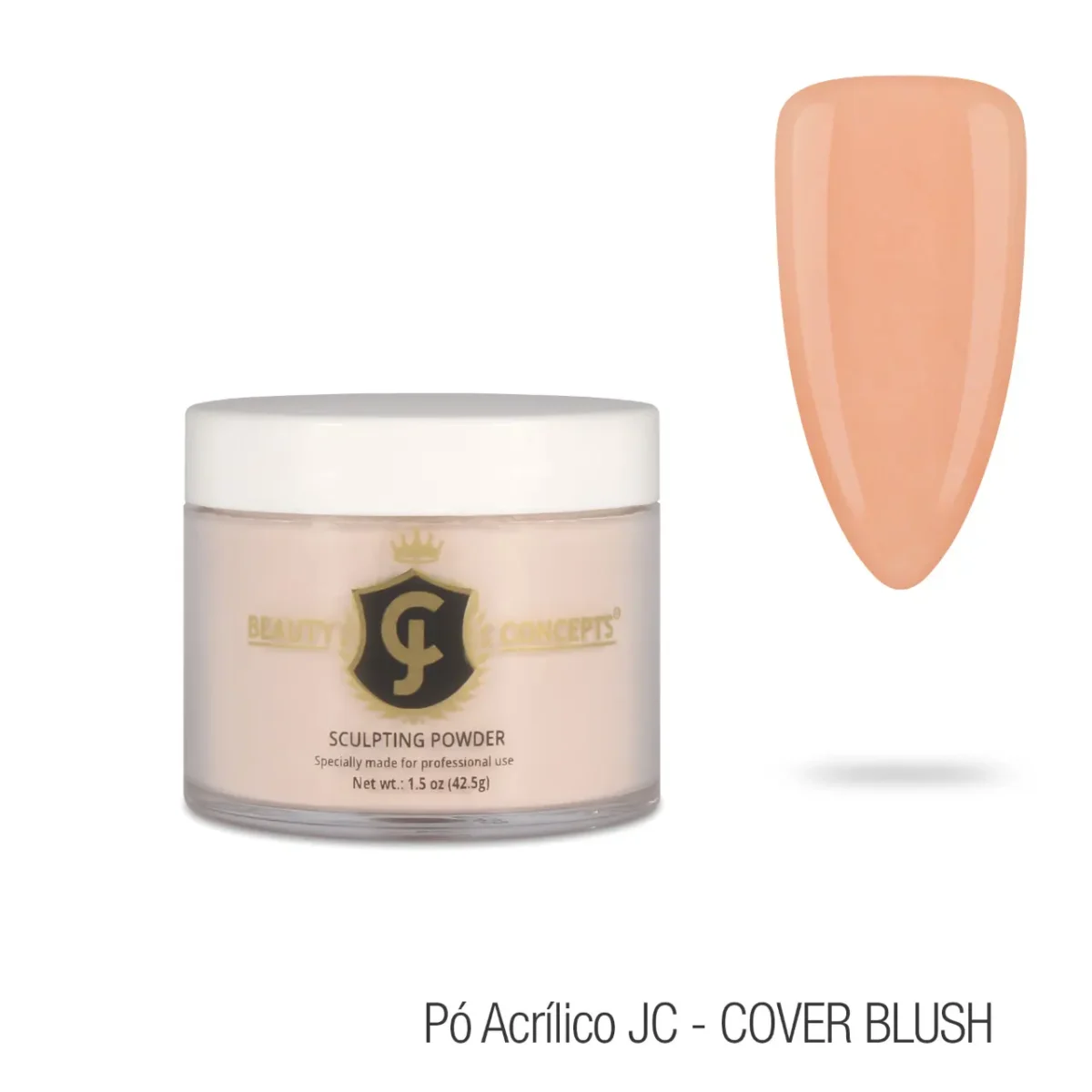 Pó Acrílico Cover Blush JC Beauty Concepts - 100g - Imagem 1