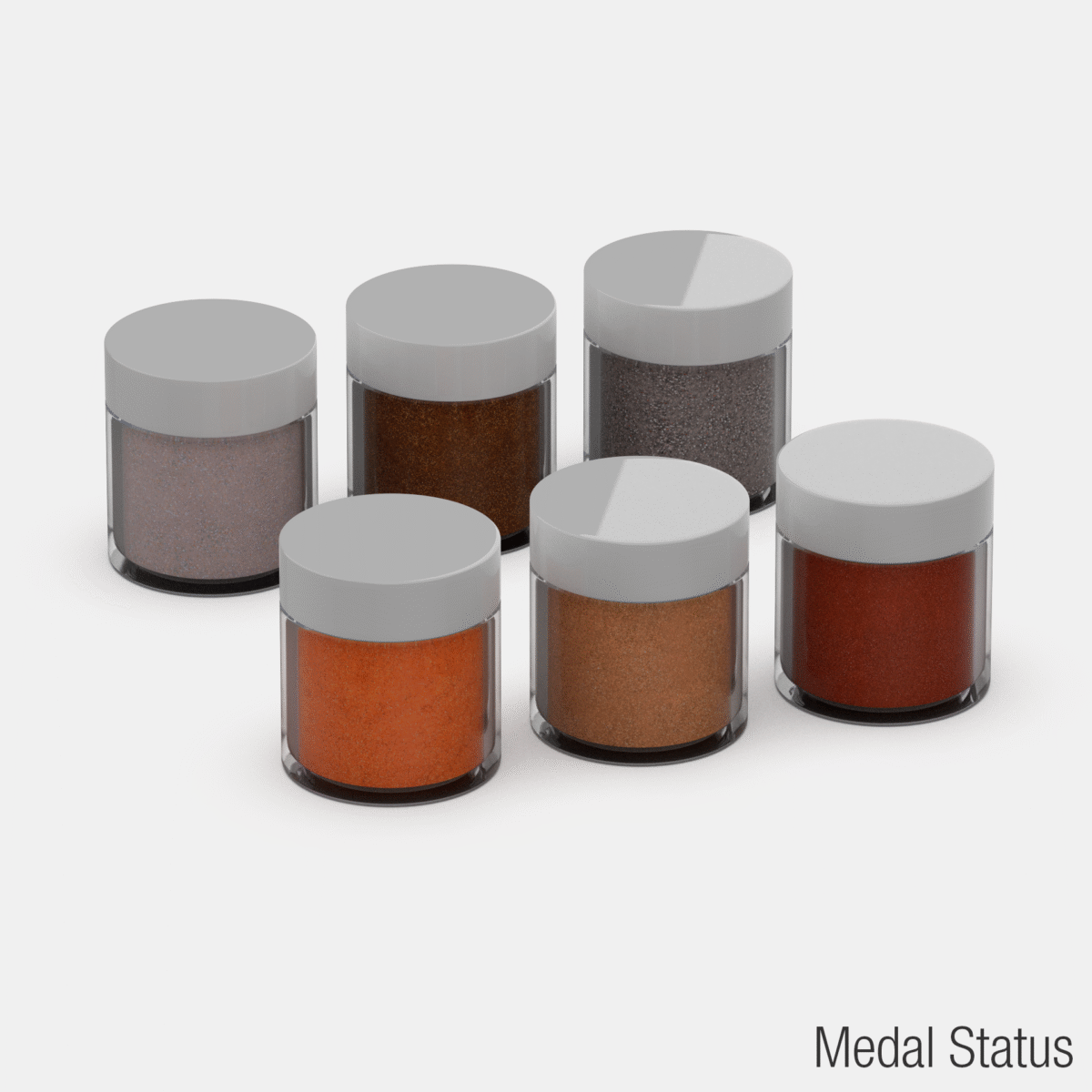 Coleção Acrílica Medal Status JC Beauty Concepts 6 cores - Imagem 3