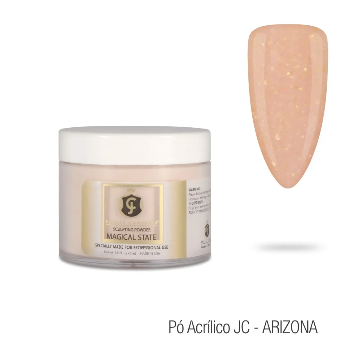 Pó Acrílico Arizona Jc Beauty Concepts 43g - Imagem 1