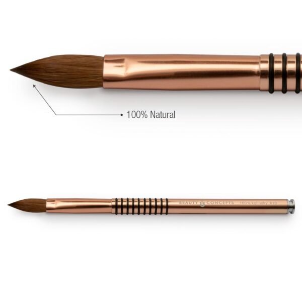Pincel Acrílico nº10 Rose Jc Beauty Concepts 100% Kolinsky