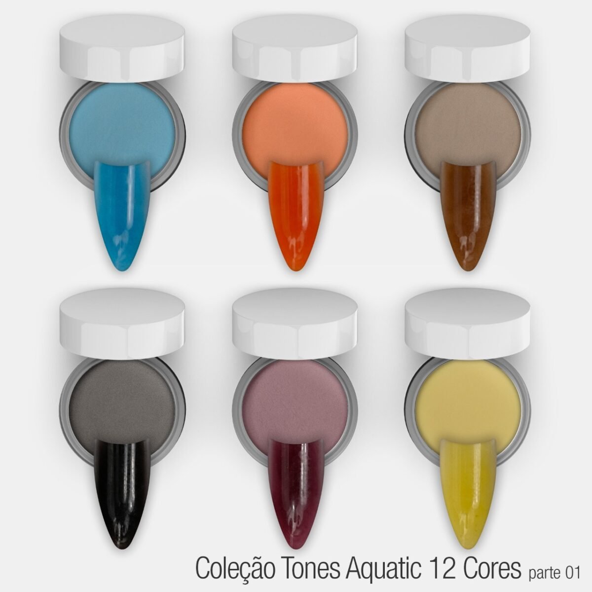 Coleção Aquatic Tones com 12 cores - Imagem 2