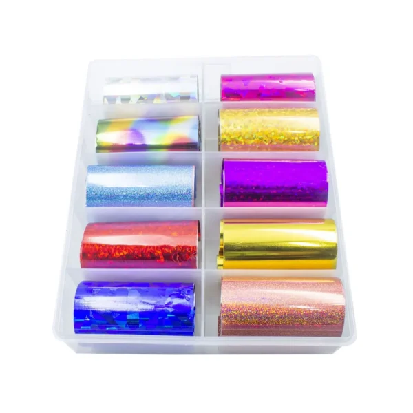 Caixa Foil colorido