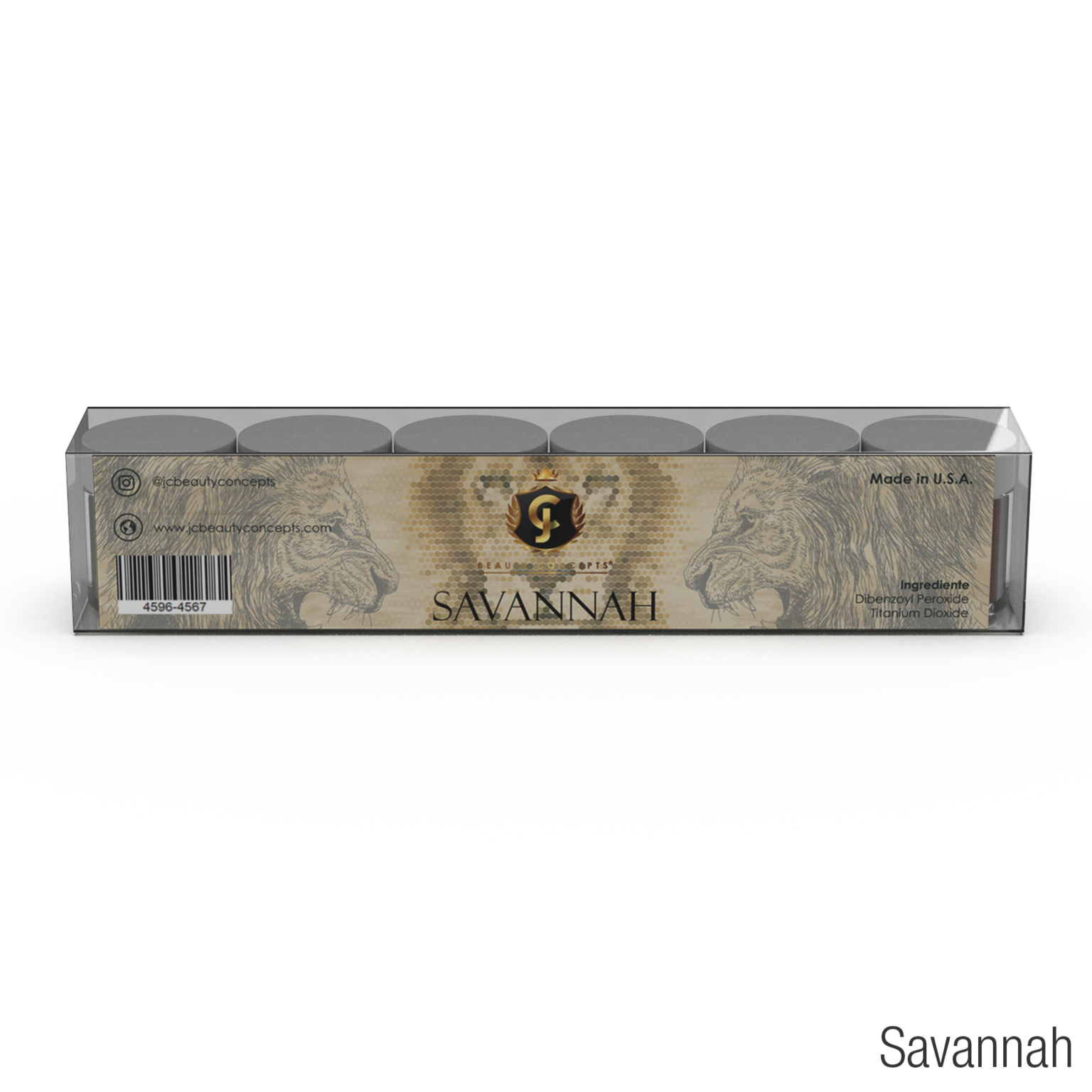 Coleção Acrílica Savannah JC Beauty Concepts  6 cores - Imagem 4