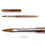 Pincel Acrílico nº8 Rose Helen Color 100% Kolinsky