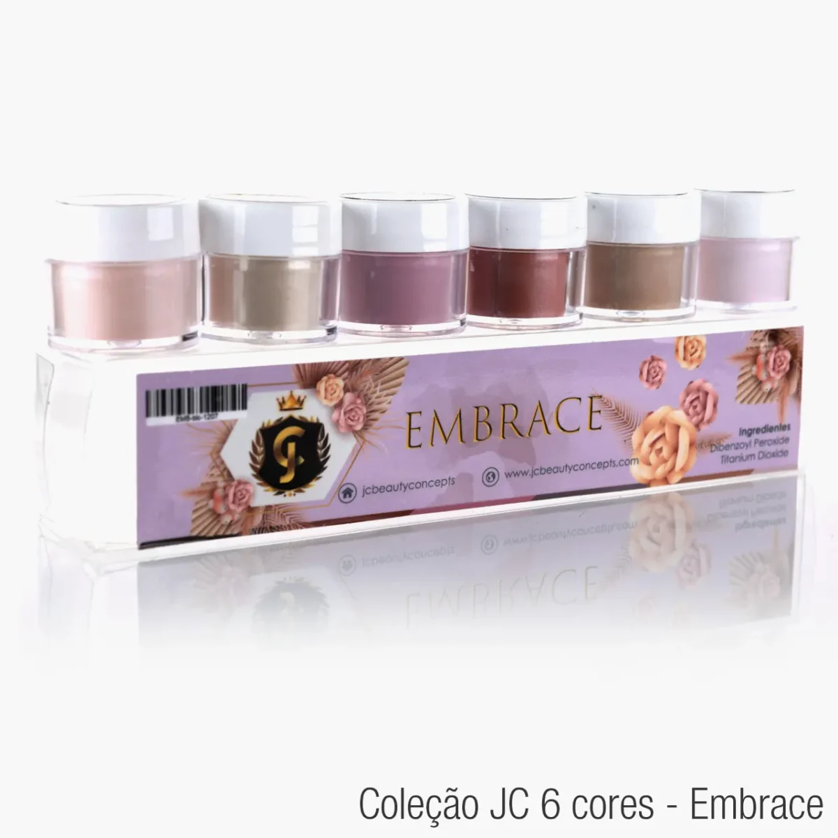 Coleção Acrílica Embrace JC Beauty Concepts 6 Cores - Imagem 2