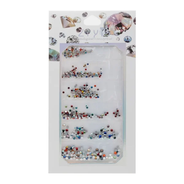 Cartela de Cristais Estilo Swarovski sortidos