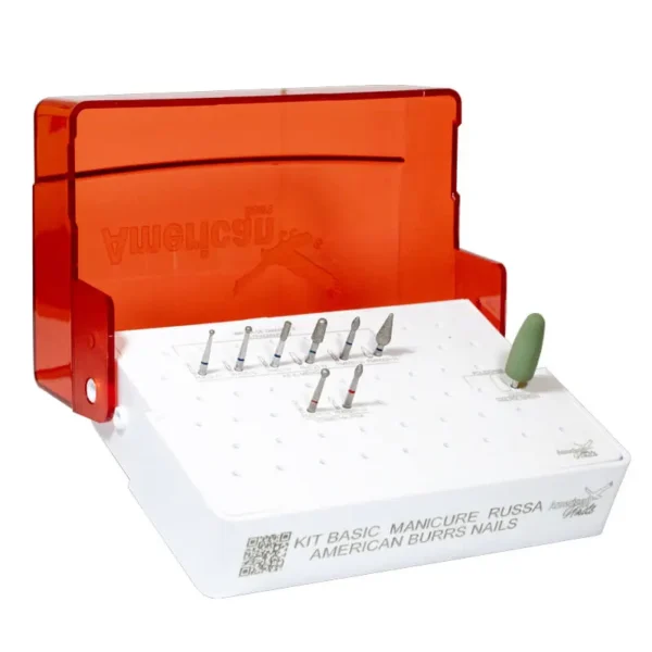 Kit Basic para Técnica de Manicure Russa American Burrs Nails