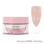 Pó Acrílico Para Modelagem Pink Shine - Forms