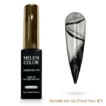 Esmalte em Gel Pincel Fino Helen Color 10ml - Preto