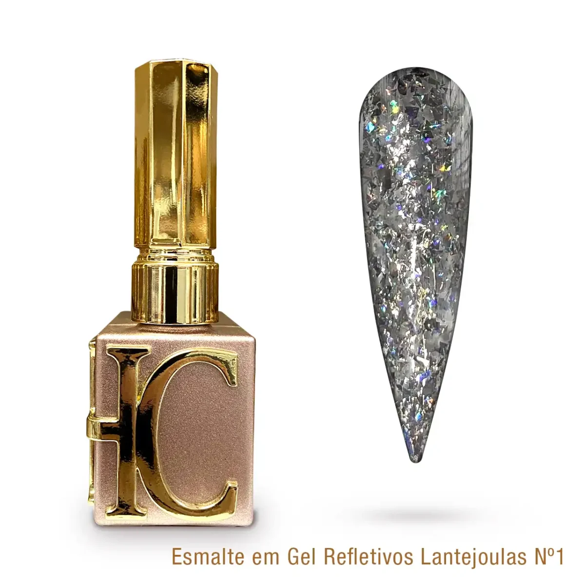 Esmalte em Gel Refletivos Lantejoulas Helen Color 15ml - 01 - Imagem 1