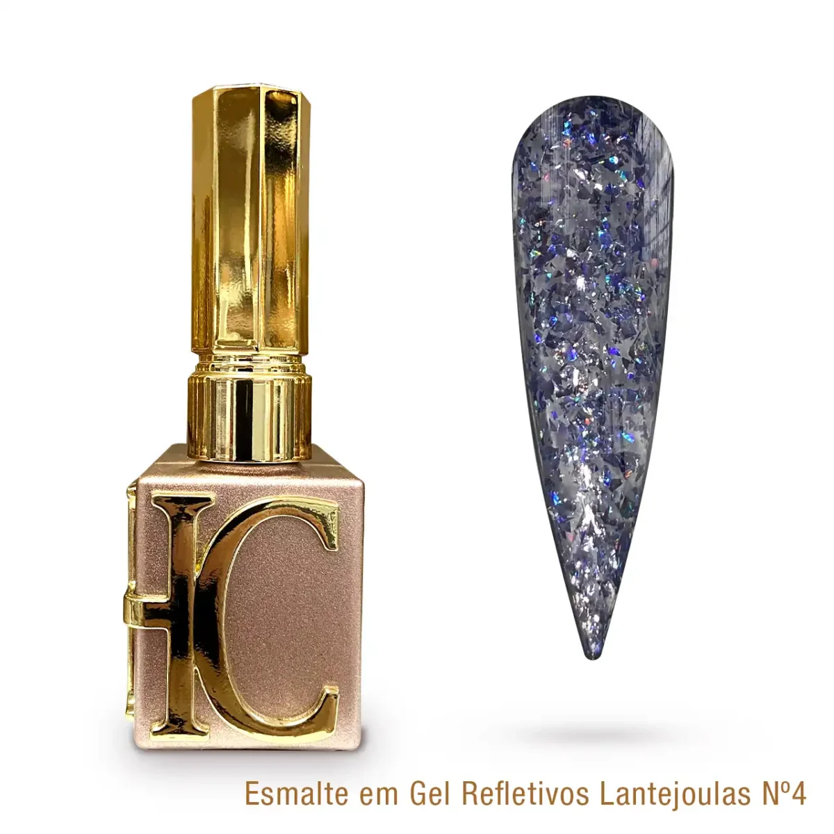 Esmalte em Gel Refletivos Lantejoulas Helen Color 15ml - 04 - Imagem 1