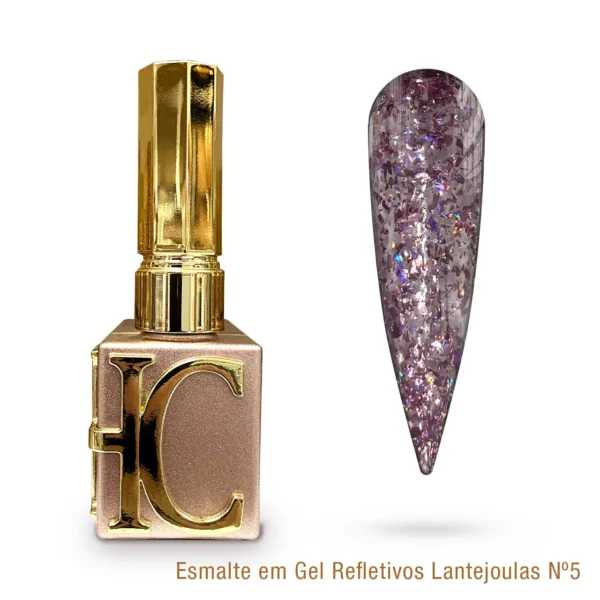 Esmalte em Gel Refletivos Lantejoulas Helen Color 15ml - 05