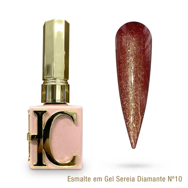 Esmalte em Gel Sereia Diamante Helen Color 15ml - 10