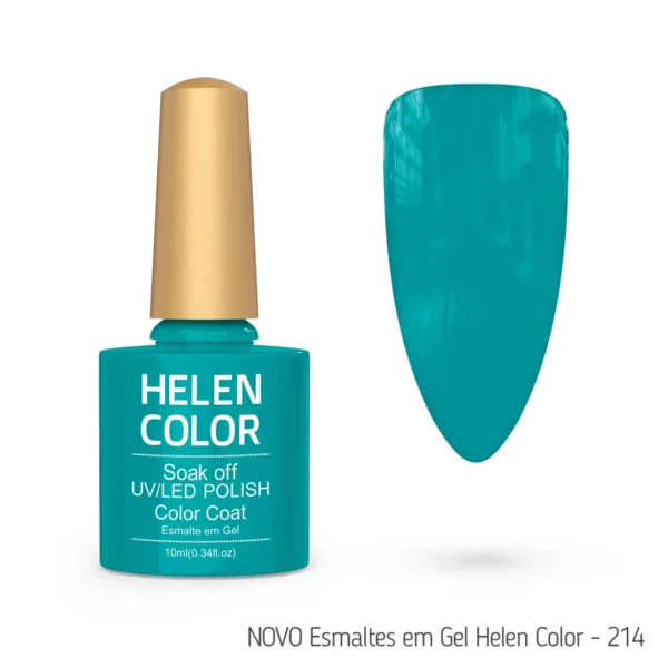 Esmalte em Gel UV / Led Helen Color - 10 ml - 214 Novo