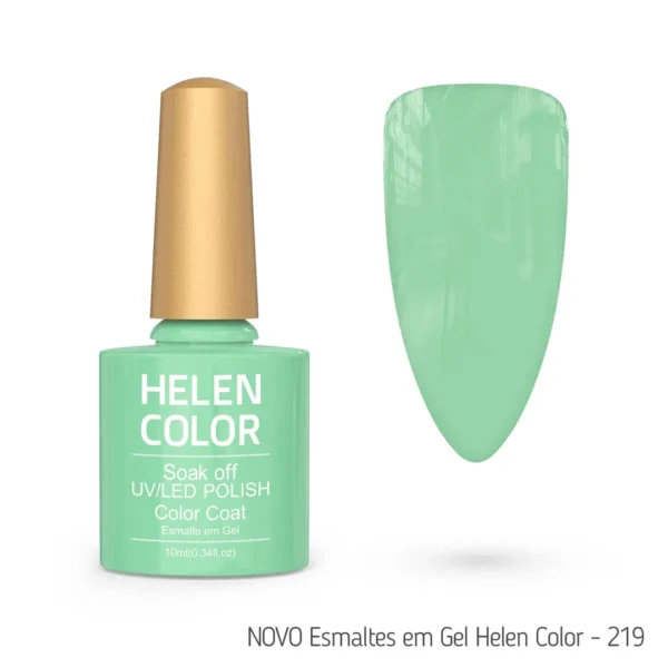 Esmalte em Gel UV / Led Helen Color - 10 ml - 219 Novo