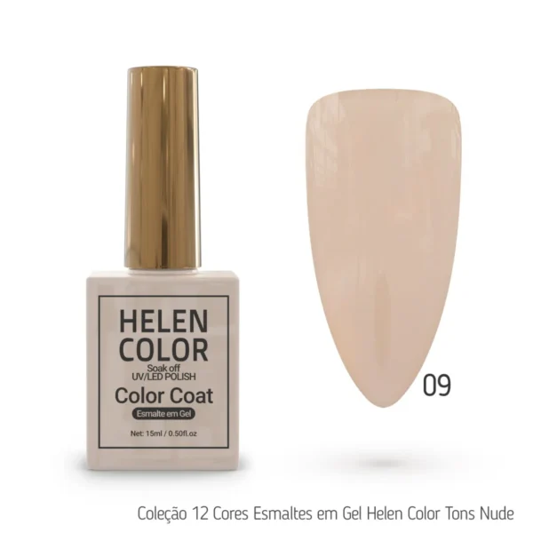 Esmalte em Gel Helen Color 15ml (tons nudes) - 09