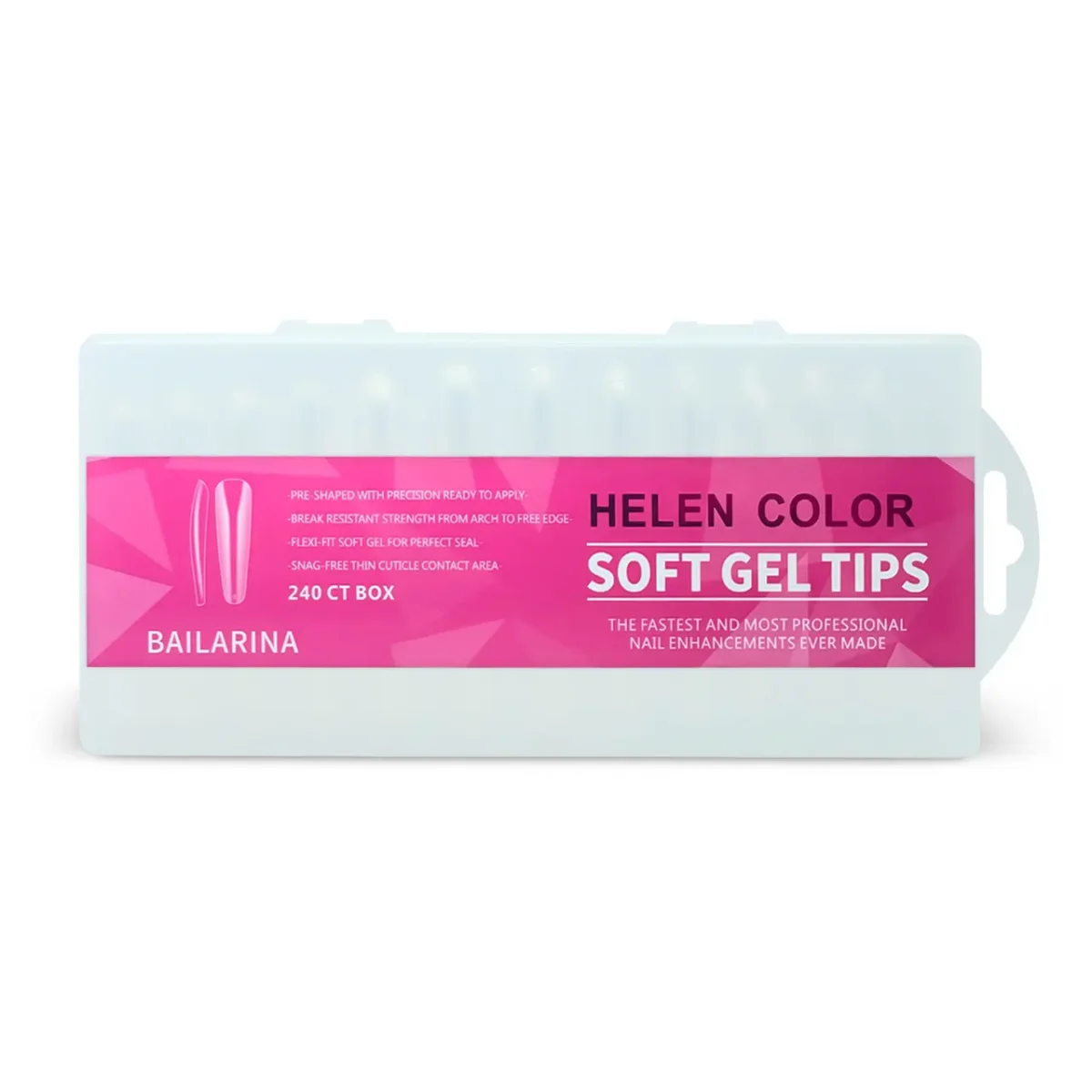 Soft Gel Helen Color Bailarina 240 Unidades - Imagem 1