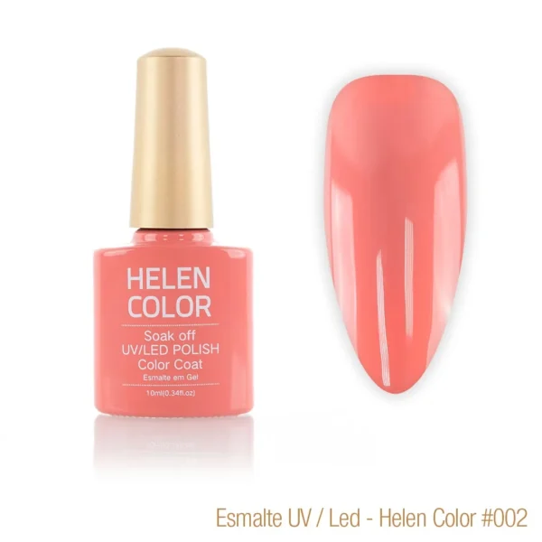 Esmalte em Gel UV / Led Helen Color - 10 ml - 002
