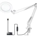 Luminária Led Lupa Fixa em Mesa - Branco