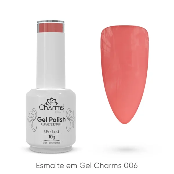 Esmalte em Gel Charms (Gel Polish) 10ml – Cor N°06