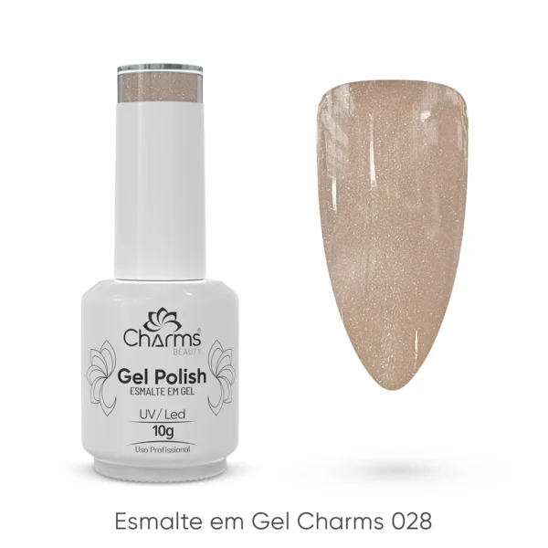 Esmalte em Gel Charms (Gel Polish) 10ml – Cor N°28