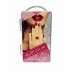 Tips de Silicone Quadrada Curvatura C c/ 100und (transparente)