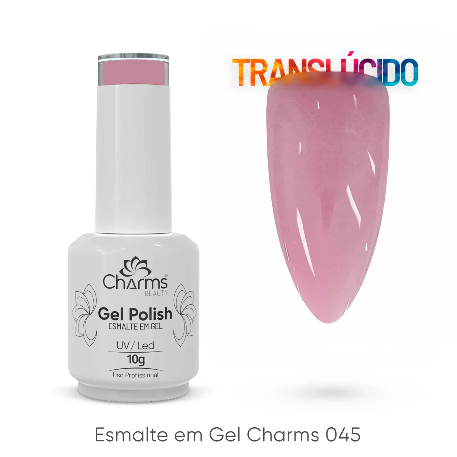 Esmalte em Gel Charms (Gel Polish) 10ml – Cor N°45 - Imagem 1