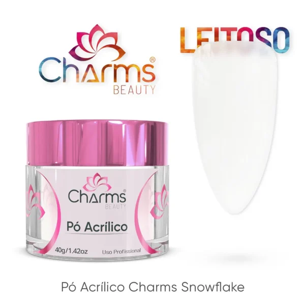 Pó Acrílico Charms Beauty - Snowflake - 40g