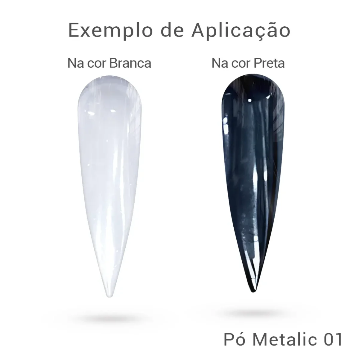 Pó Metalic 01 Charms Beauty - Imagem 1