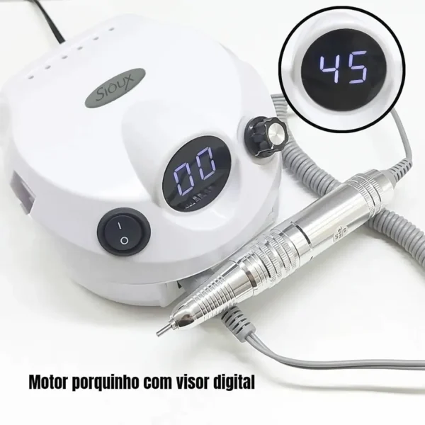 Motor Porquinho Branco com Visor Sioux 30000rpm