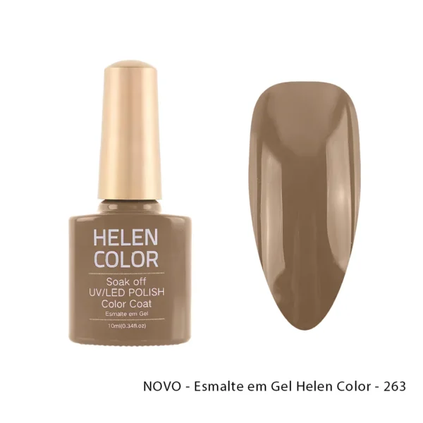 Esmalte em Gel UV / Led Helen Color - 10 ml - 263