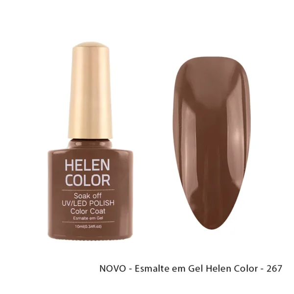 Esmalte em Gel UV / Led Helen Color - 10 ml - 267
