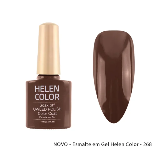 Esmalte em Gel UV / Led Helen Color - 10 ml - 268