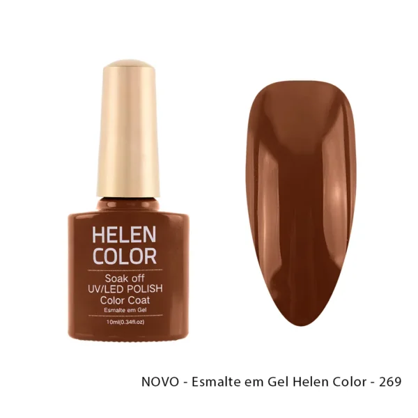 Esmalte em Gel UV / Led Helen Color - 10 ml - 269