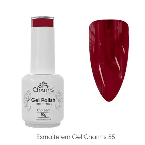 Esmalte em Gel Charms (Gel Polish) 10ml – Cor N°55